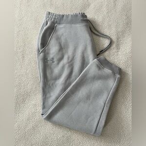 NWOT Under Armour Light Gray Joggers, Size 2XL